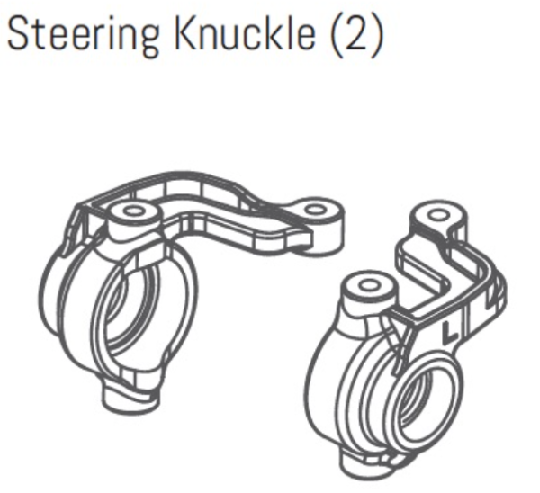 1230842 ADB1.4 Achsschenkel Front links+rechts